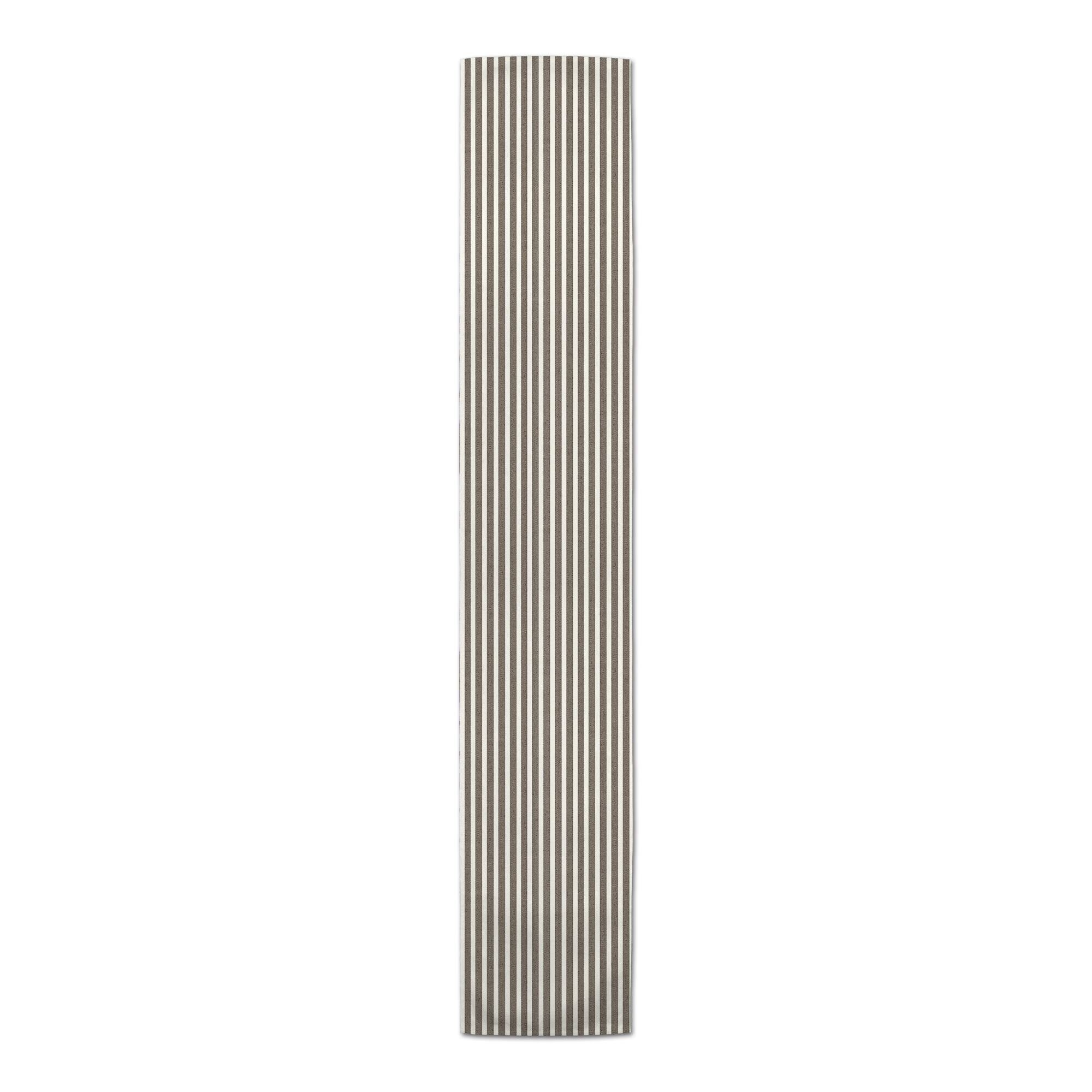 Brown Stripes Outdoor Table Runner